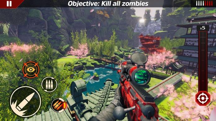 Screenshot of SNIPER ZOMBIE 2: Offline Games