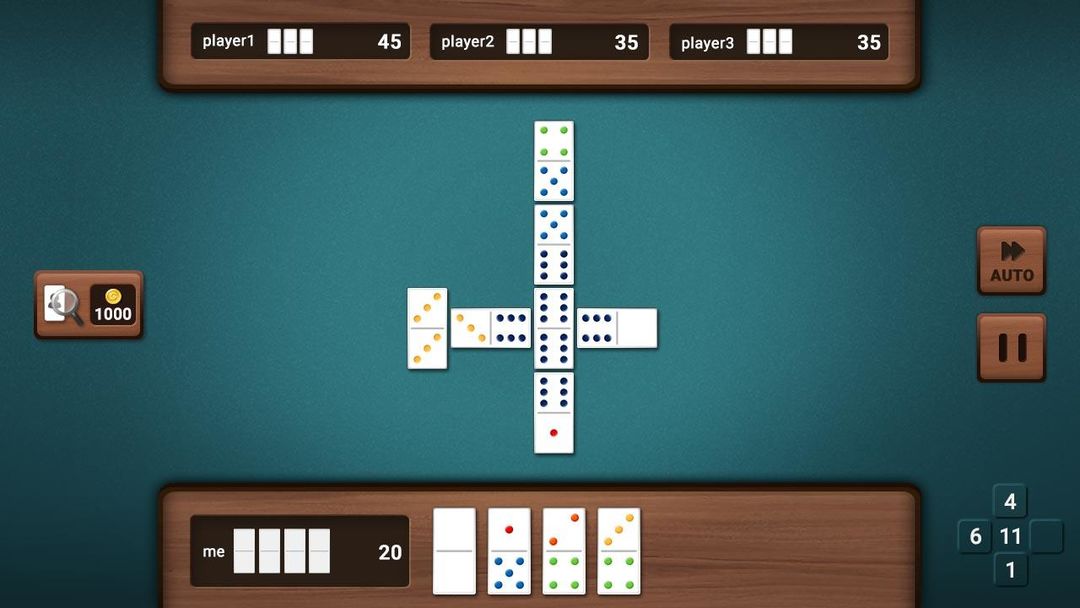 Dominoes Challenge screenshot game