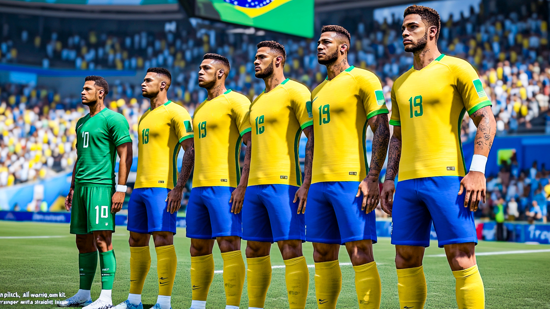 World Football Soccer Match Game Screenshot