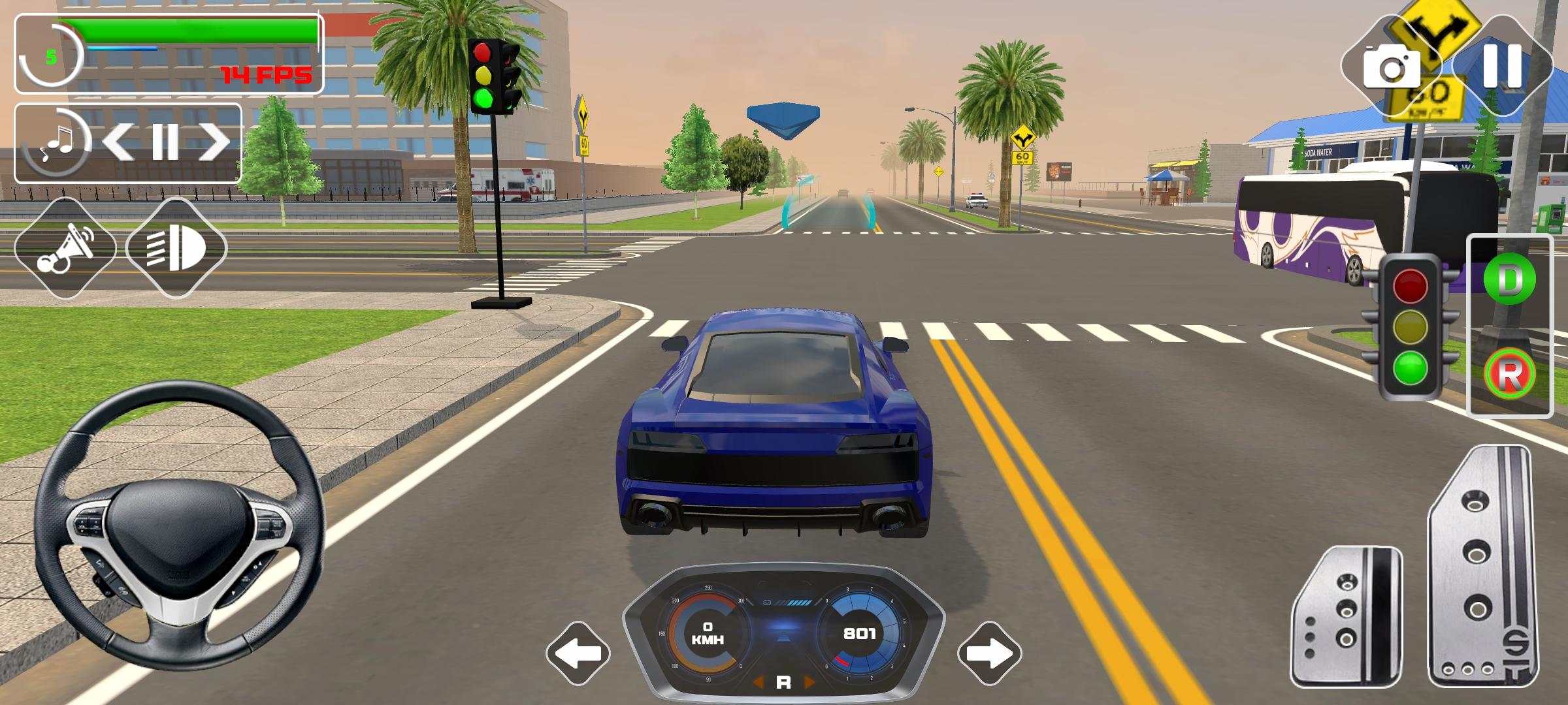 Captura de Tela do Jogo Car Simulator School Car Game