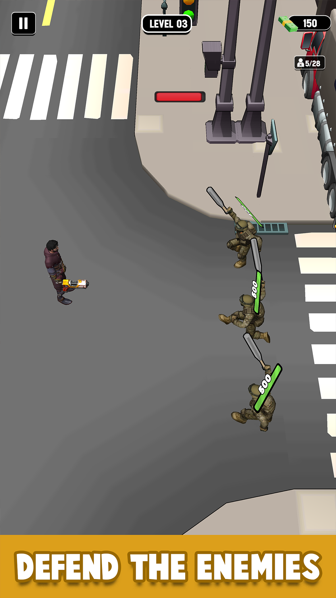 Captura de Tela do Jogo Rage Battle - Gun Shooter Game