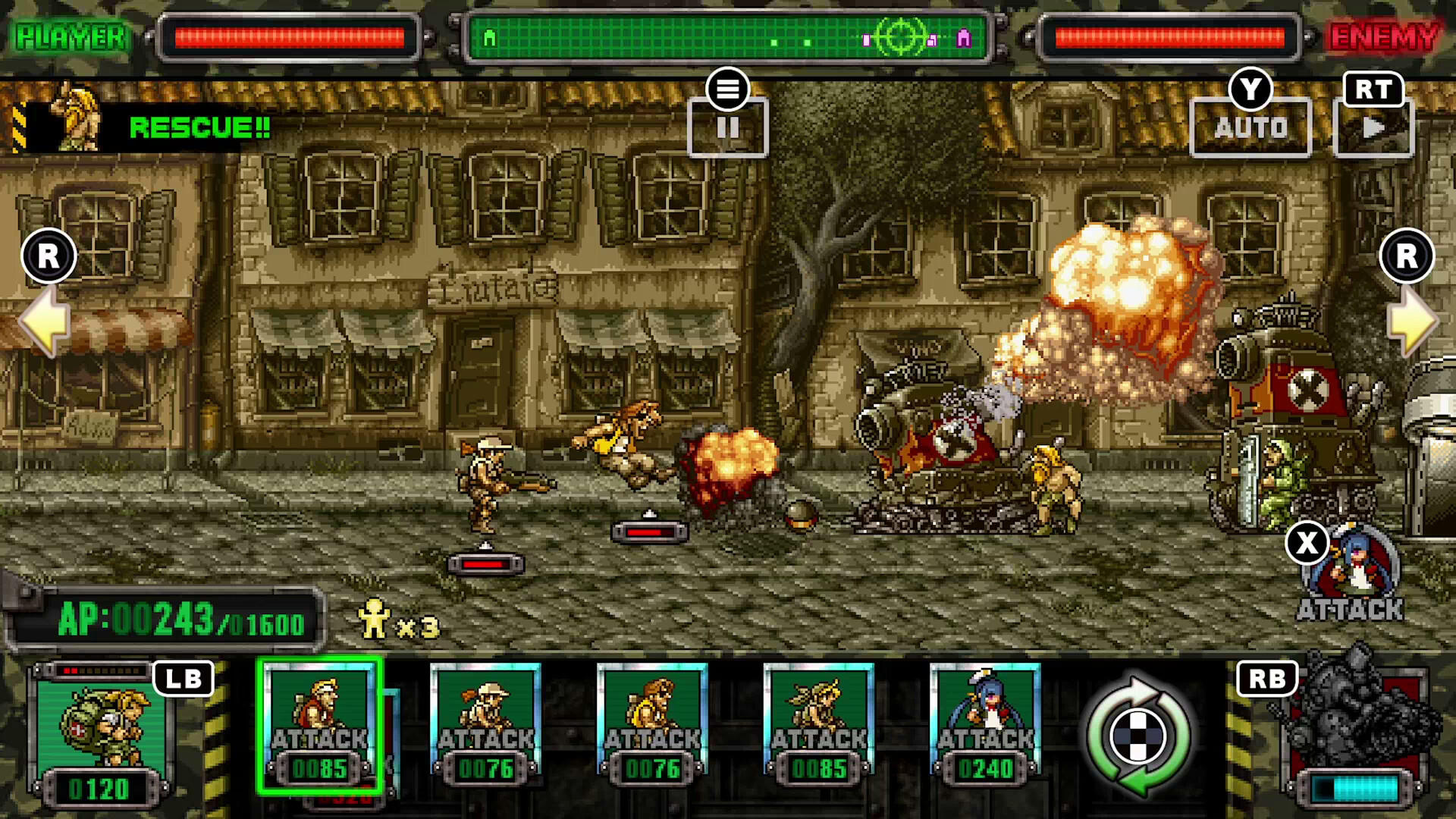 Скриншот игры METAL SLUG ATTACK RELOADED