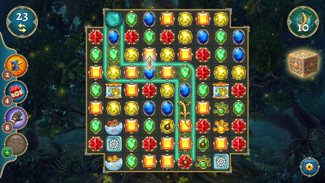 The Alchemist: Mystery Match Three in a Row Games ภาพหน้าจอเกม
