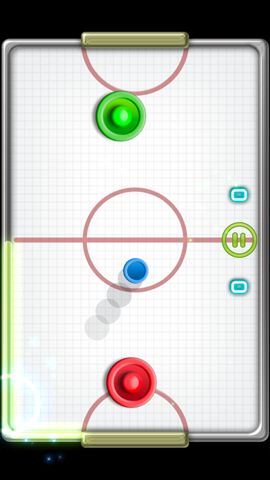 Glow Hockey 2L Game Screenshot
