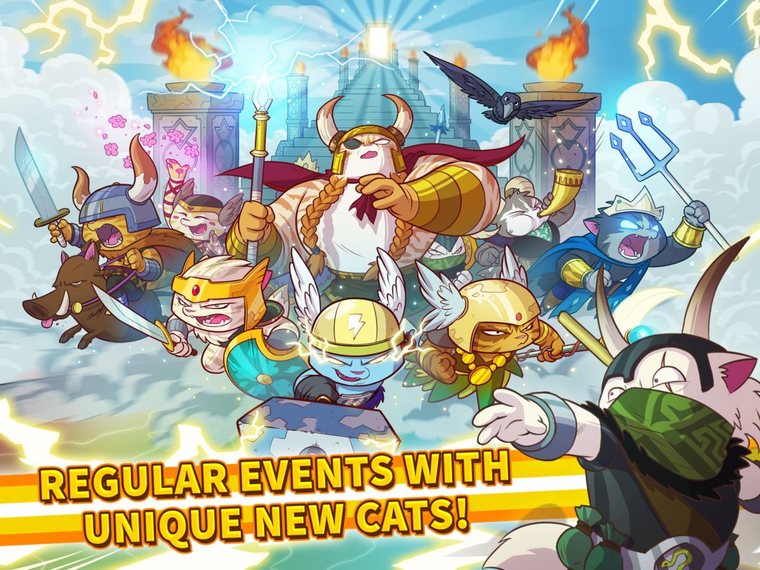 Tap Cats: Epic Card Battle (CCG)遊戲截圖