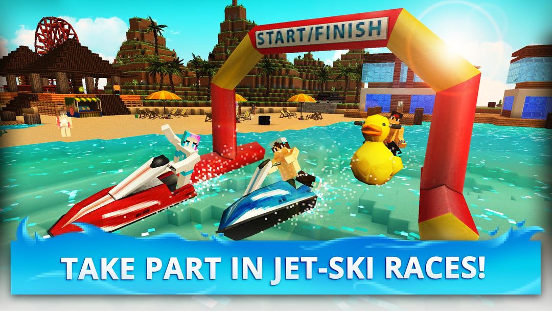 Jet Ski Craft: Crafting screenshot game