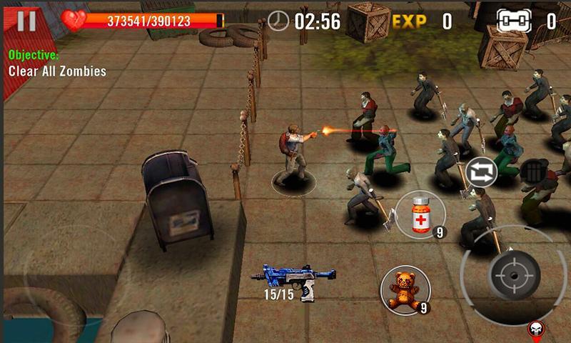 Screenshot of Zombie Overkill 3D