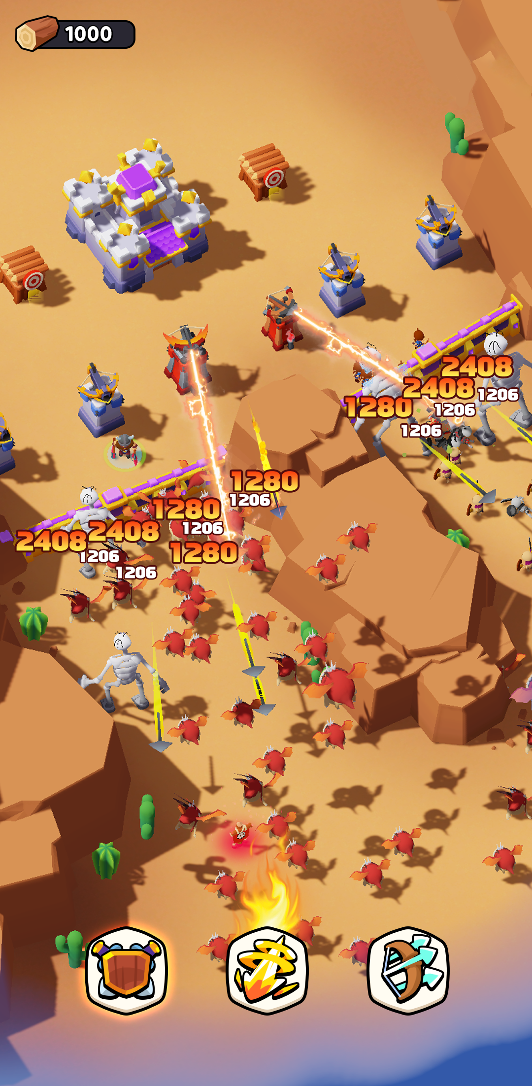 Rumble Defense Game Screenshot