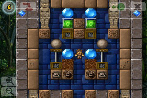 Скриншот игры Crystal Cave Classic