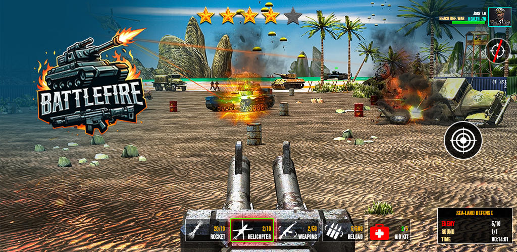 Banner of BattleFire: Mobile Offline FPS 