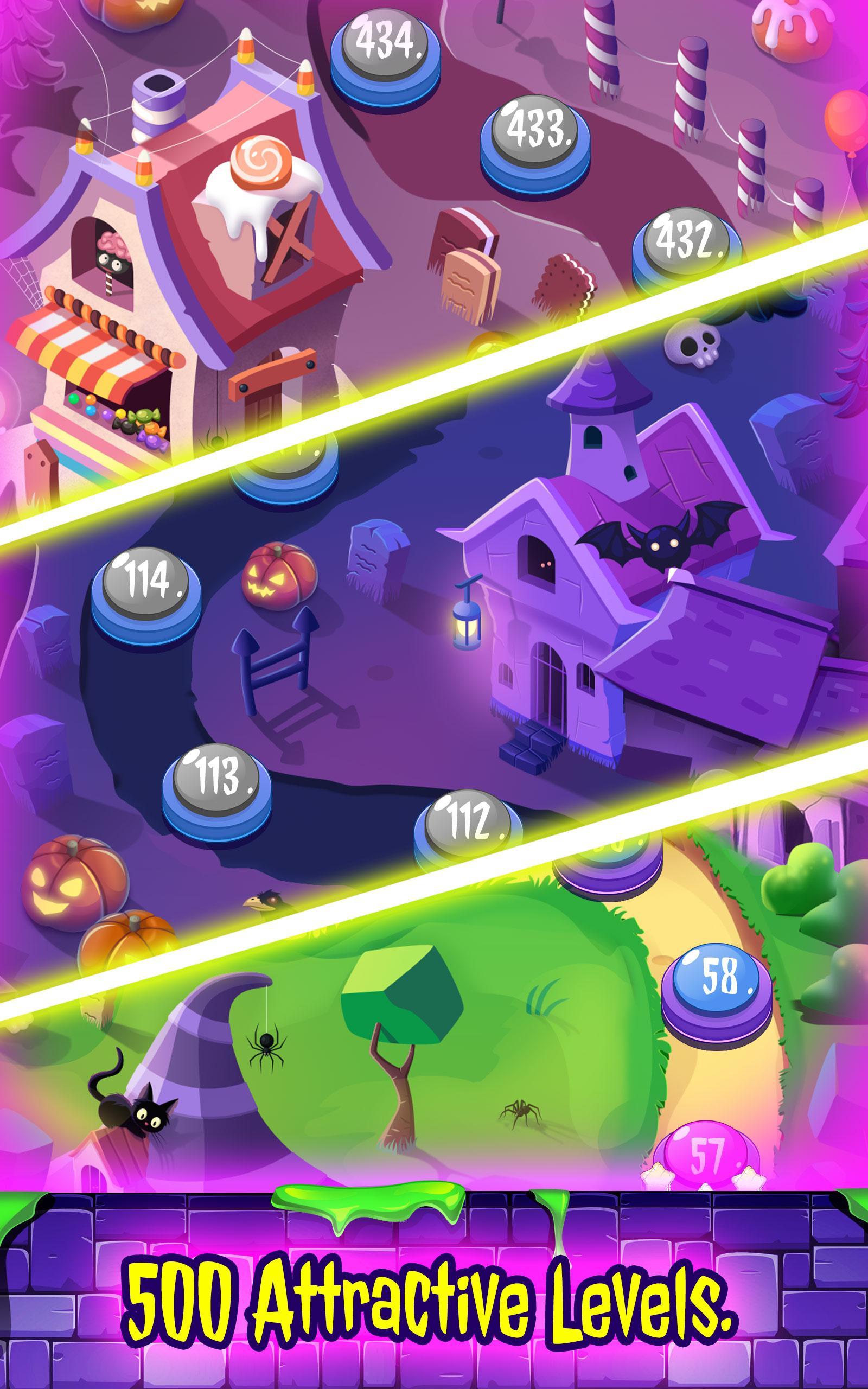 Witchdom 2 – Halloween game Match 3 Puzzle screenshot game