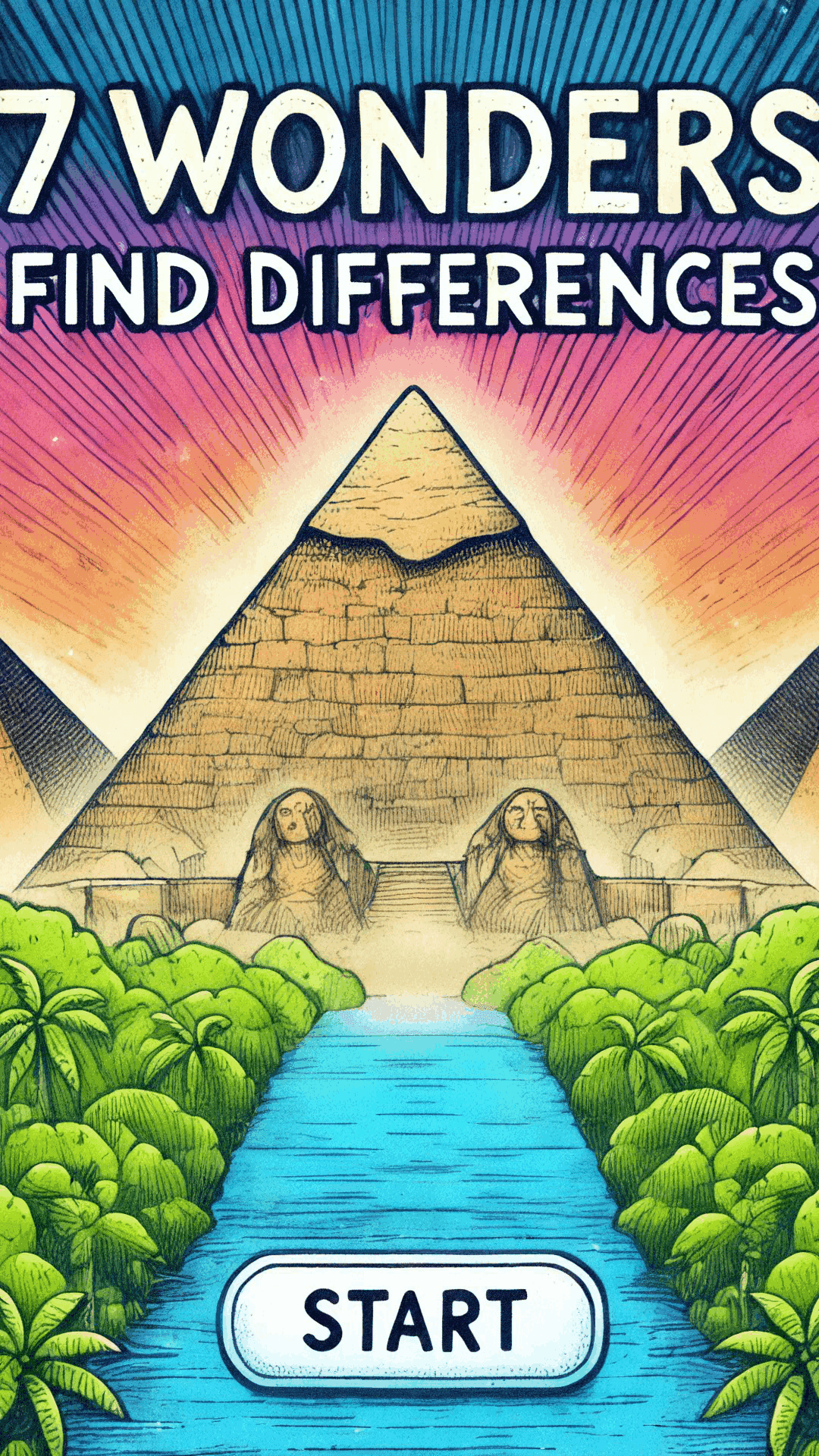 7 Wonders Find the Differences 遊戲截圖