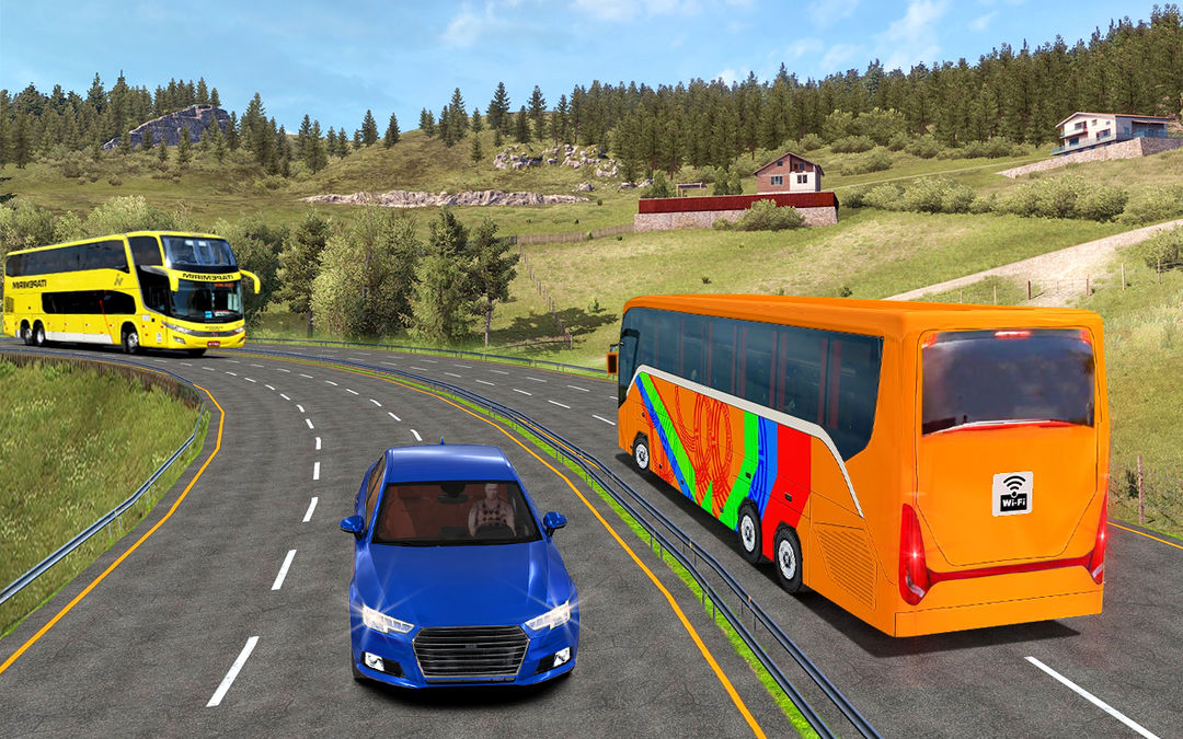 도시 코치 버스 시뮬레이터 : 버스 게임 2021 게임 스크린 샷