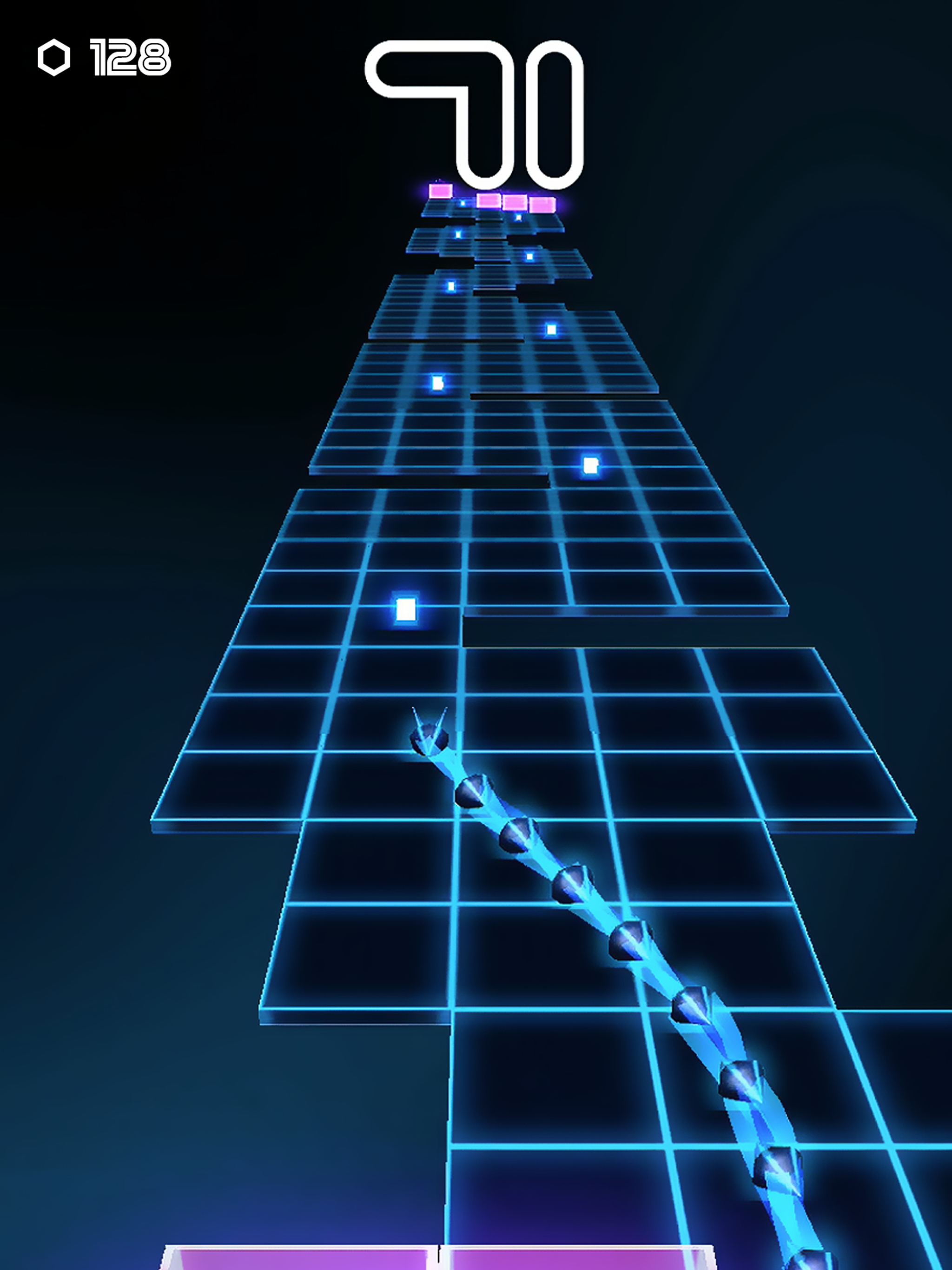 Cuplikan Layar Game Space Snake