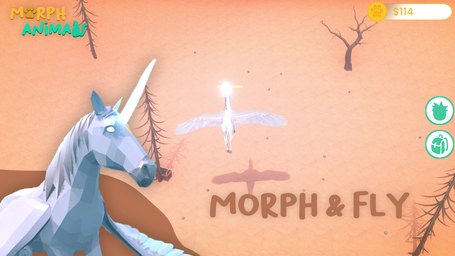 Morph Animals ภาพหน้าจอเกม