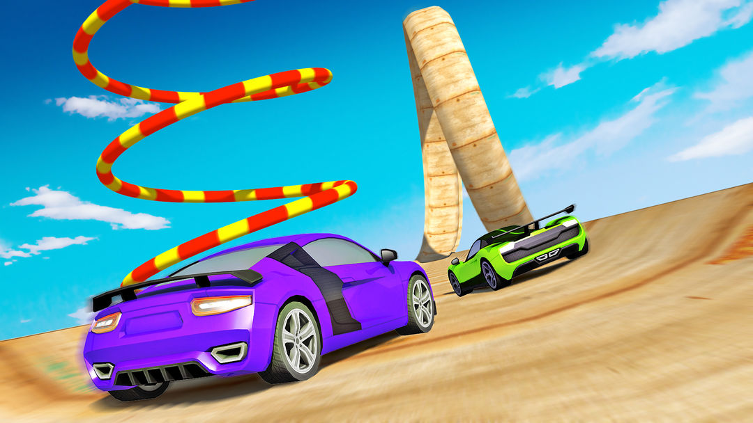 Mega Ramp Car Racing Impossibl screenshot game