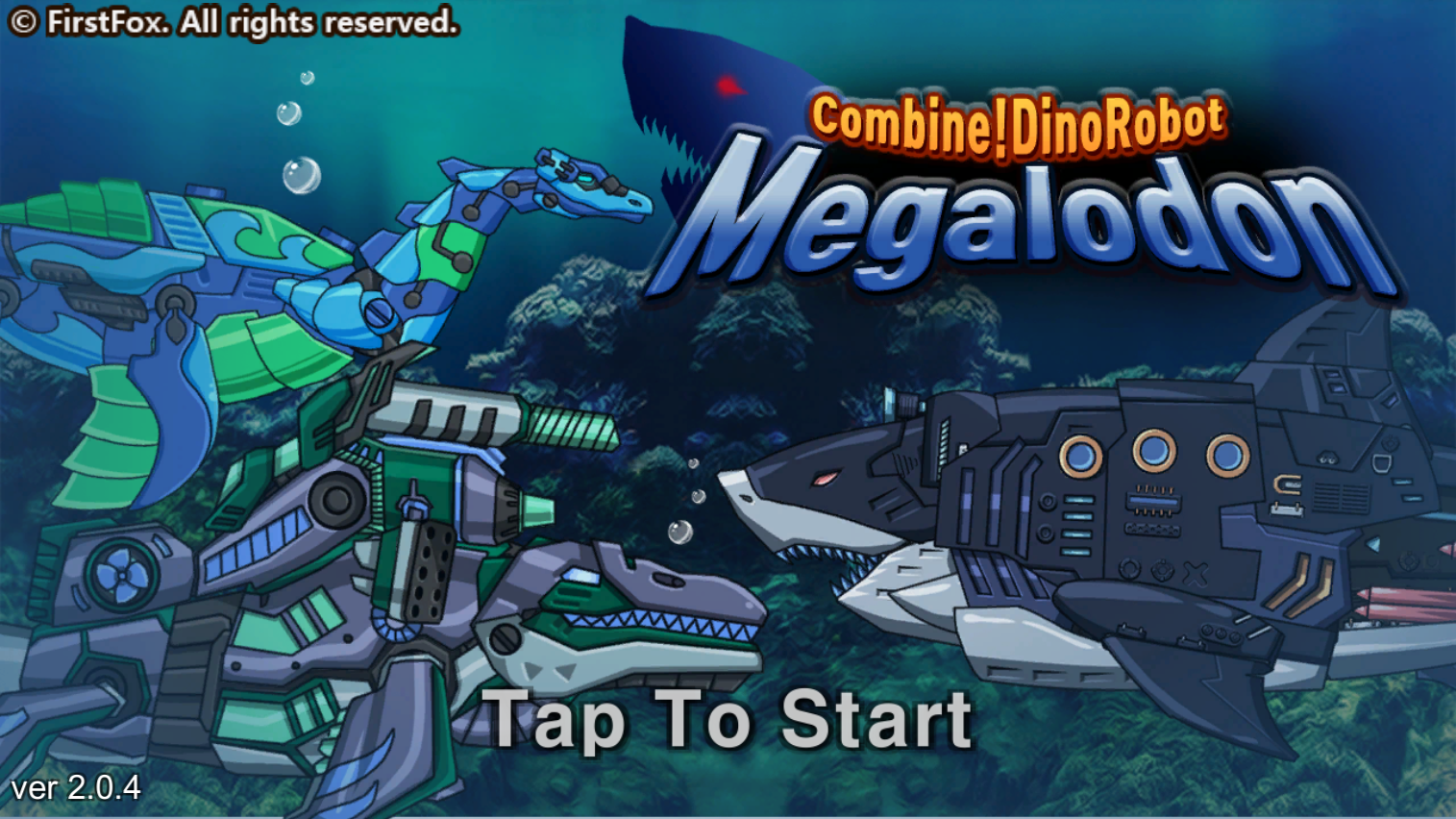 DinoRobot- Megalodon: Dinosaur Game Screenshot