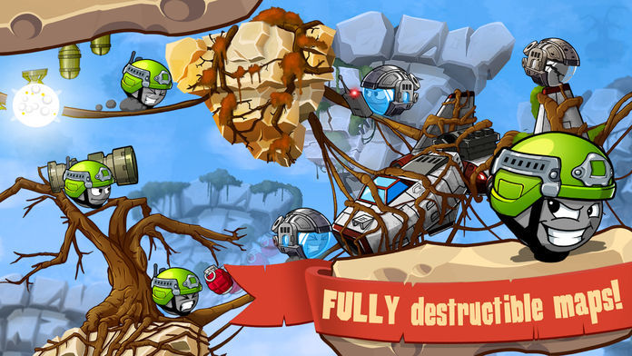 Warling Worms PRO screenshot game