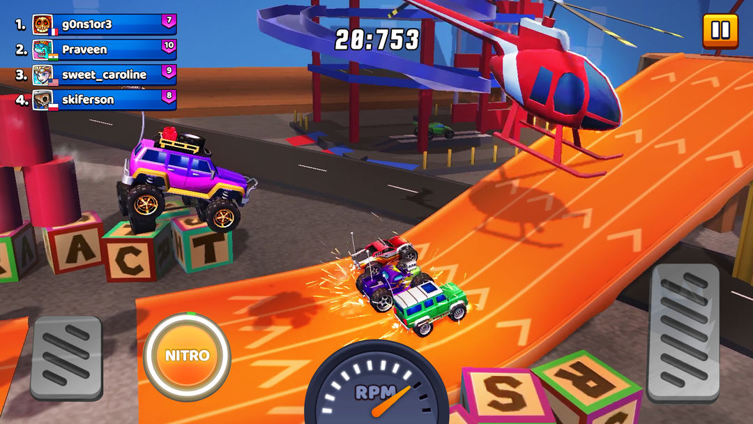 Screenshot of Race Car Driving Crash game