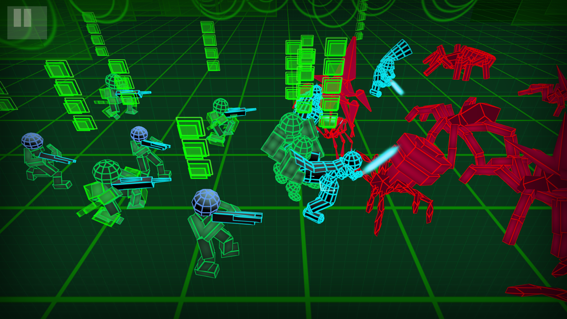 Stickman Neon Spiders Battle Game Screenshot