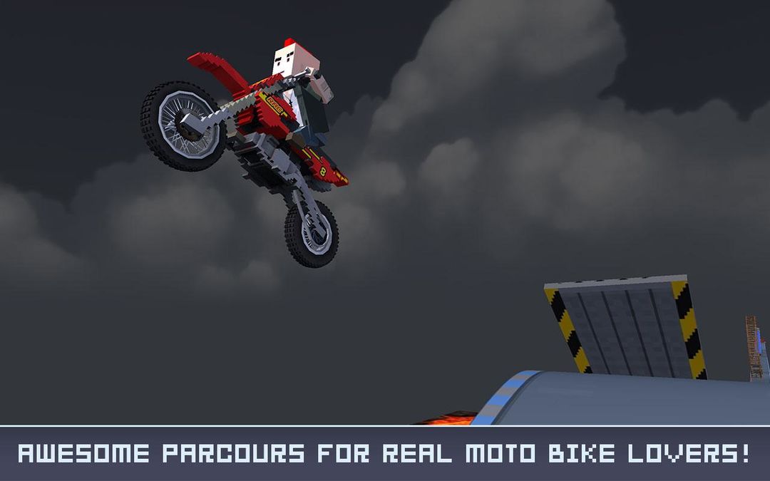 Blocky Crazy Stunt Jumper screenshot game