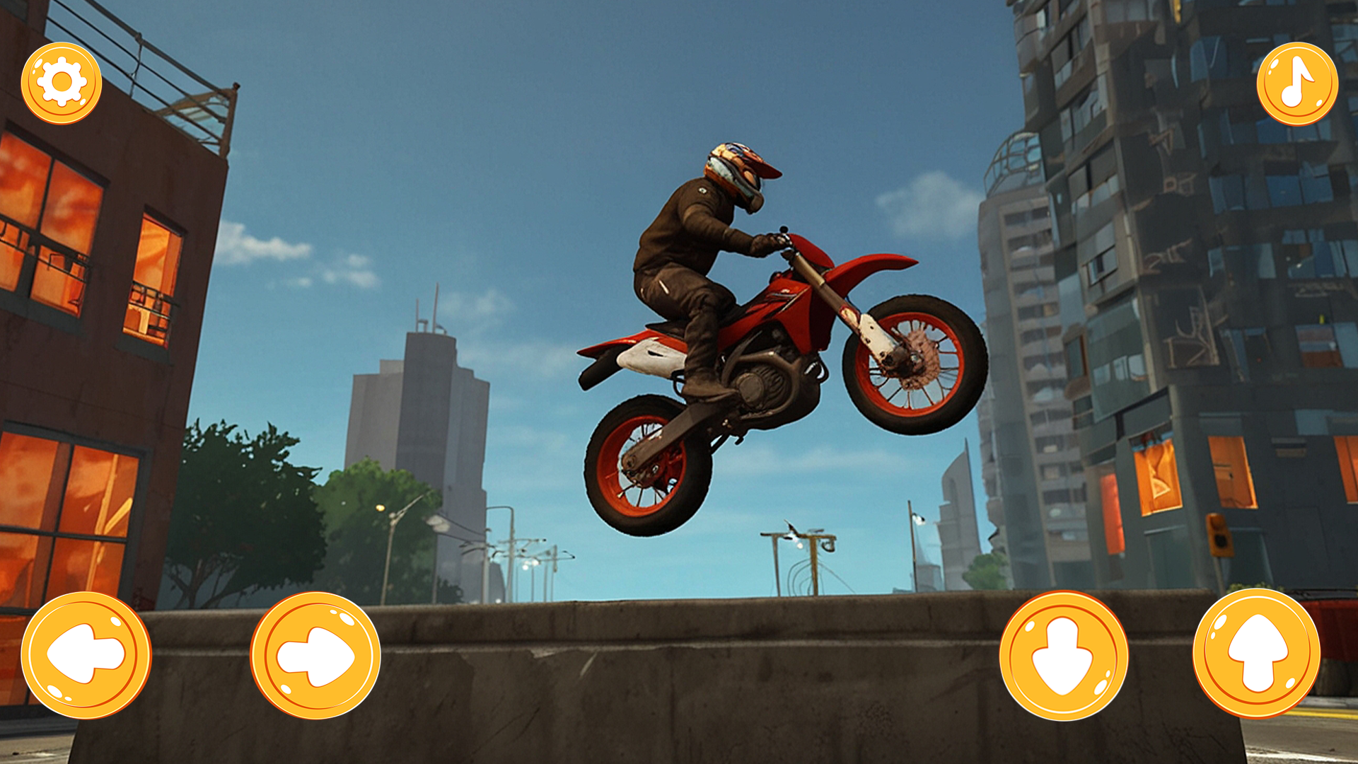 Bike Stunt Dirt Racing Game Game Screenshot