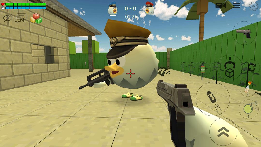 Screenshot of Chicken Gun