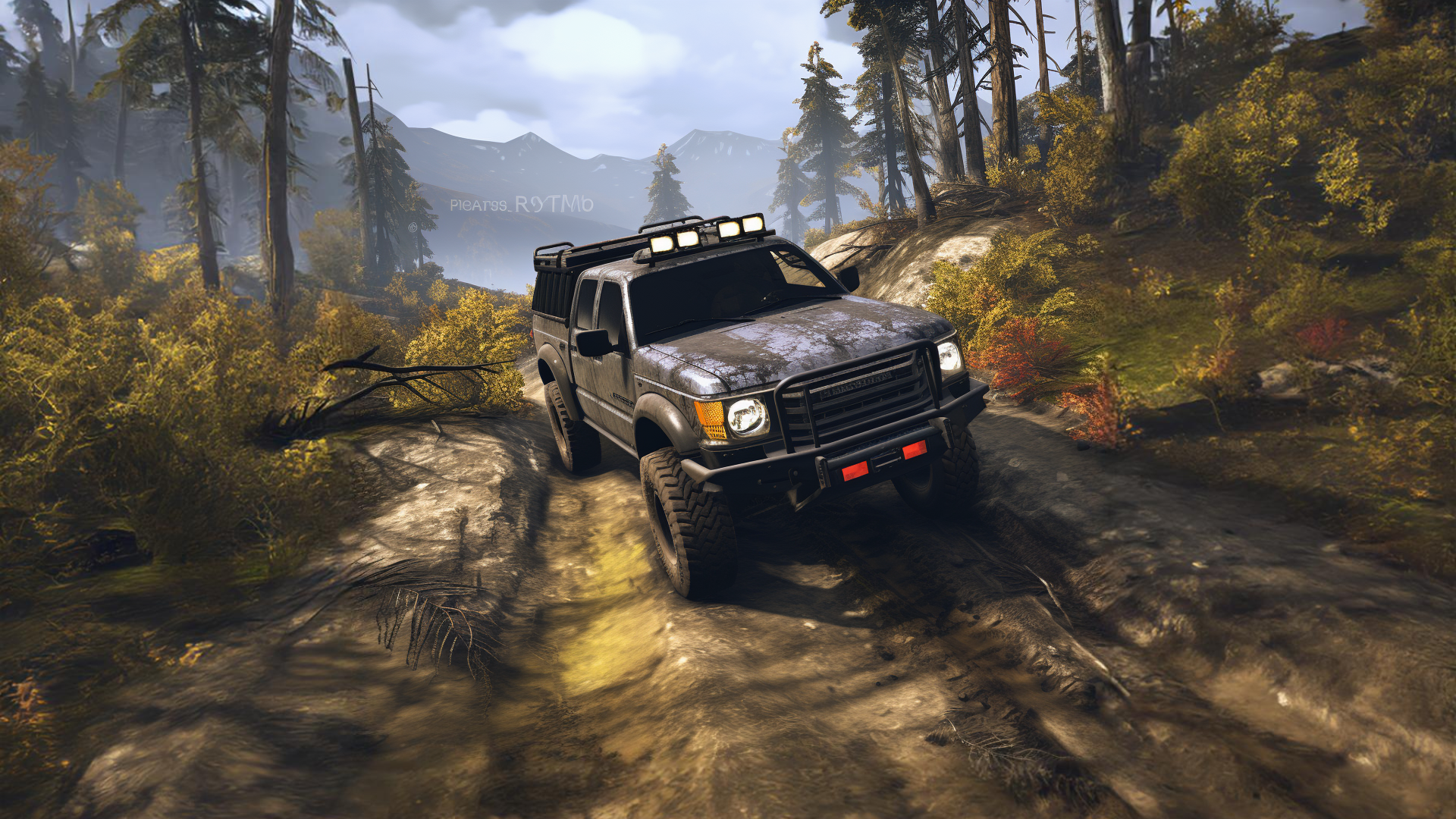 Captura de Tela do Jogo Offroad Driving Jeep Games 3D