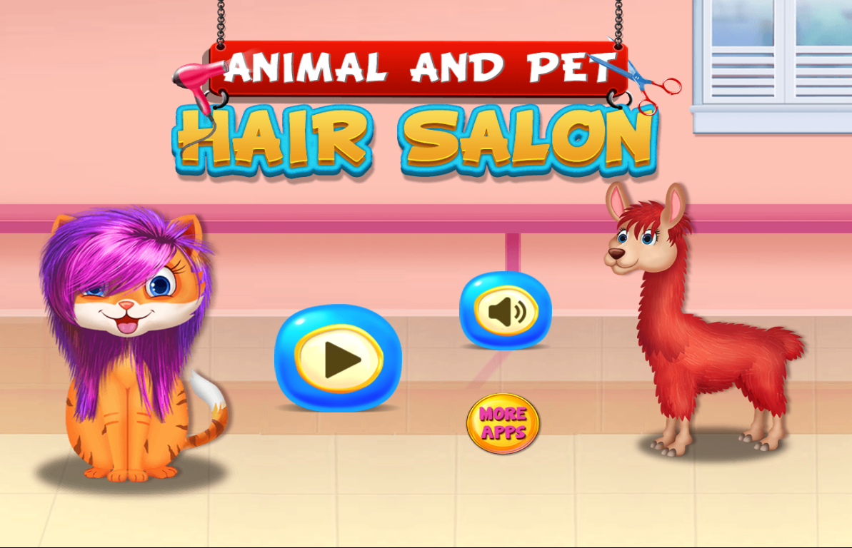 Скриншот игры Animal and Pet Hair Salon