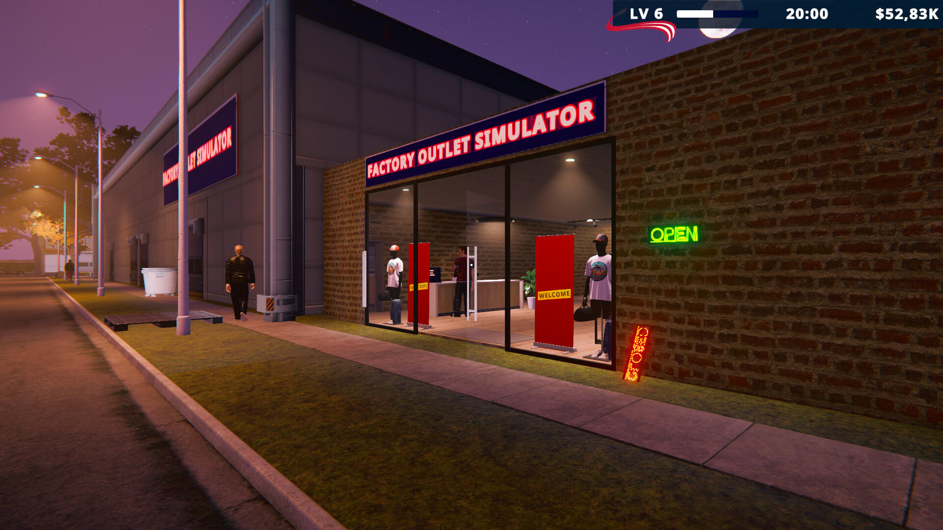 Screenshot of Factory Outlet Simulator: Prologue