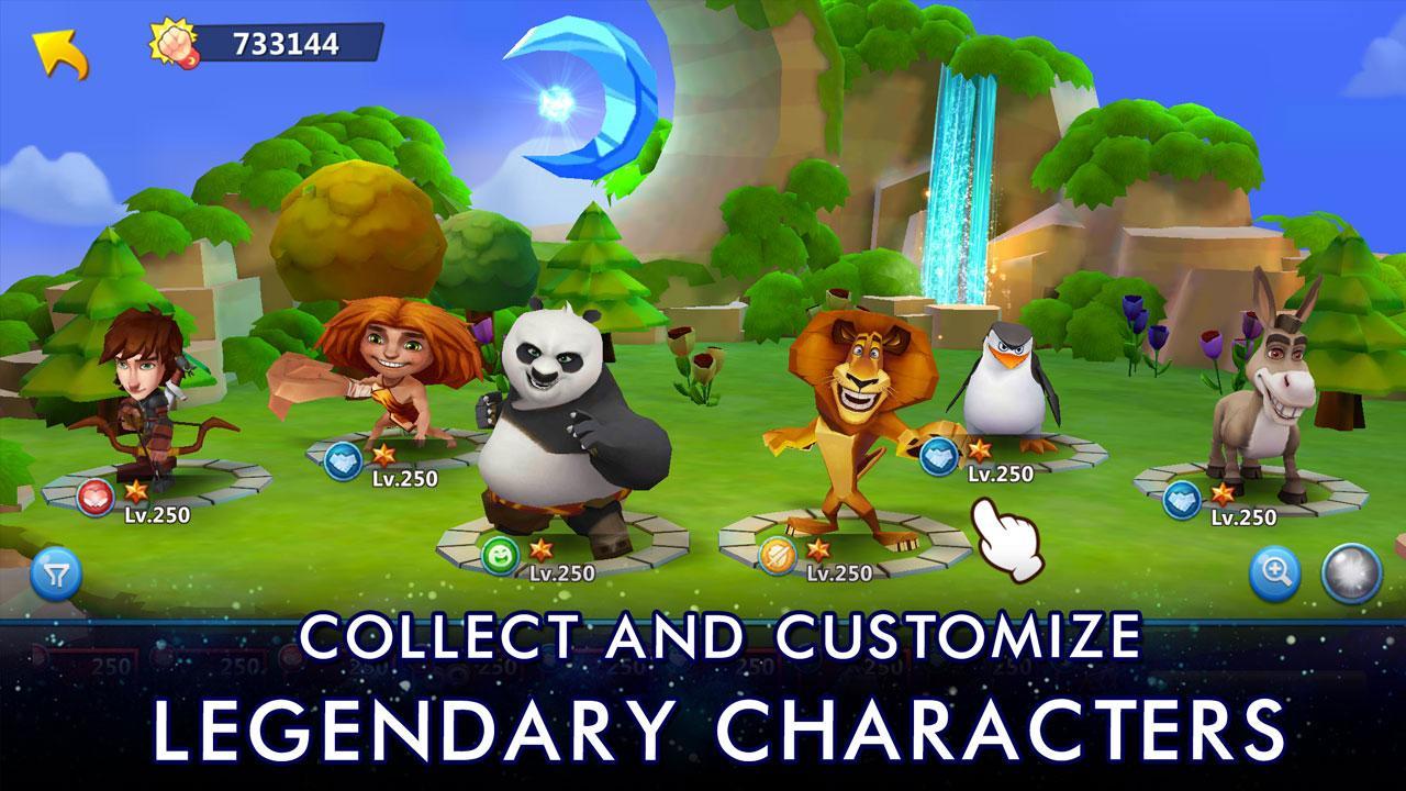DreamWorks Universe of Legends Game Screenshot