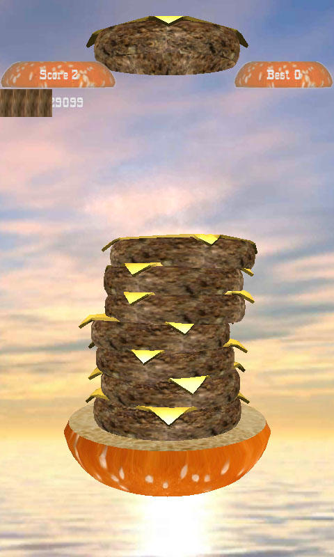 Captura de Tela do Jogo Tower Burger2