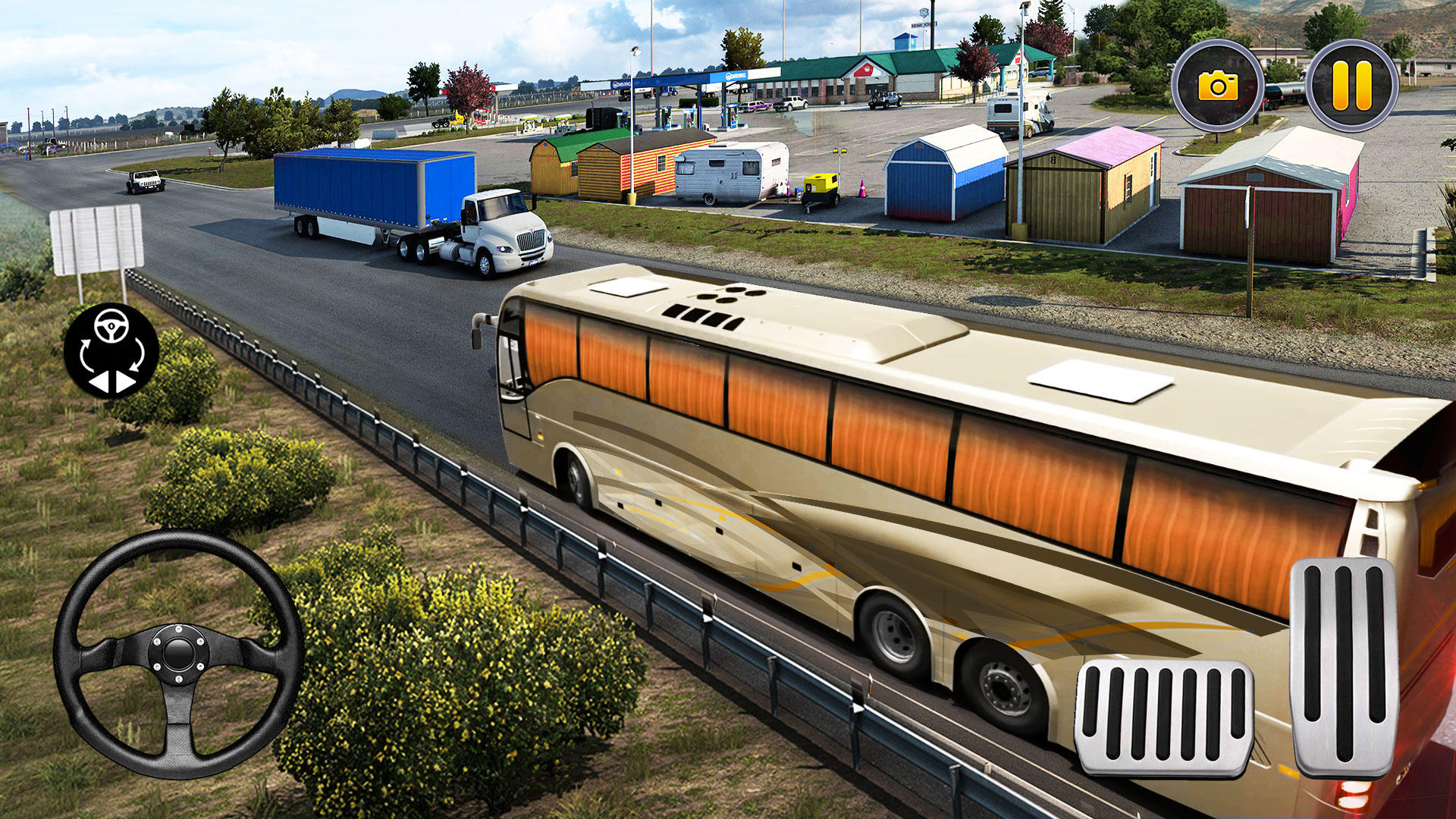 Captura de Tela do Jogo Indian Bus Simulator Heavy Bus