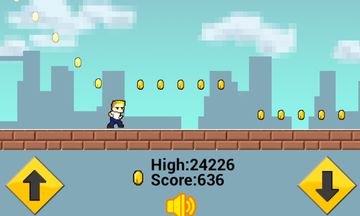 City Pixel Runner Game Screenshot