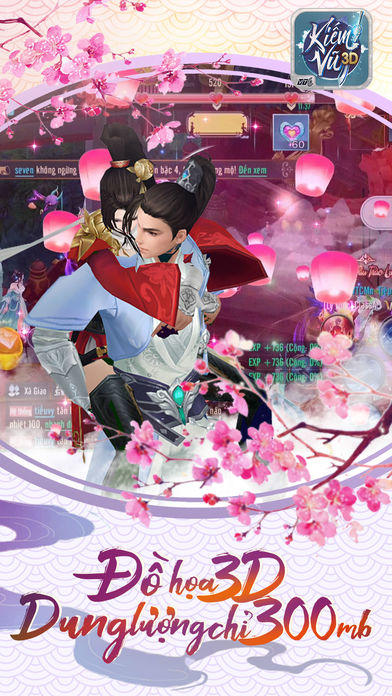 Kiếm Vũ - 3D ゲームのスクリーンショット
