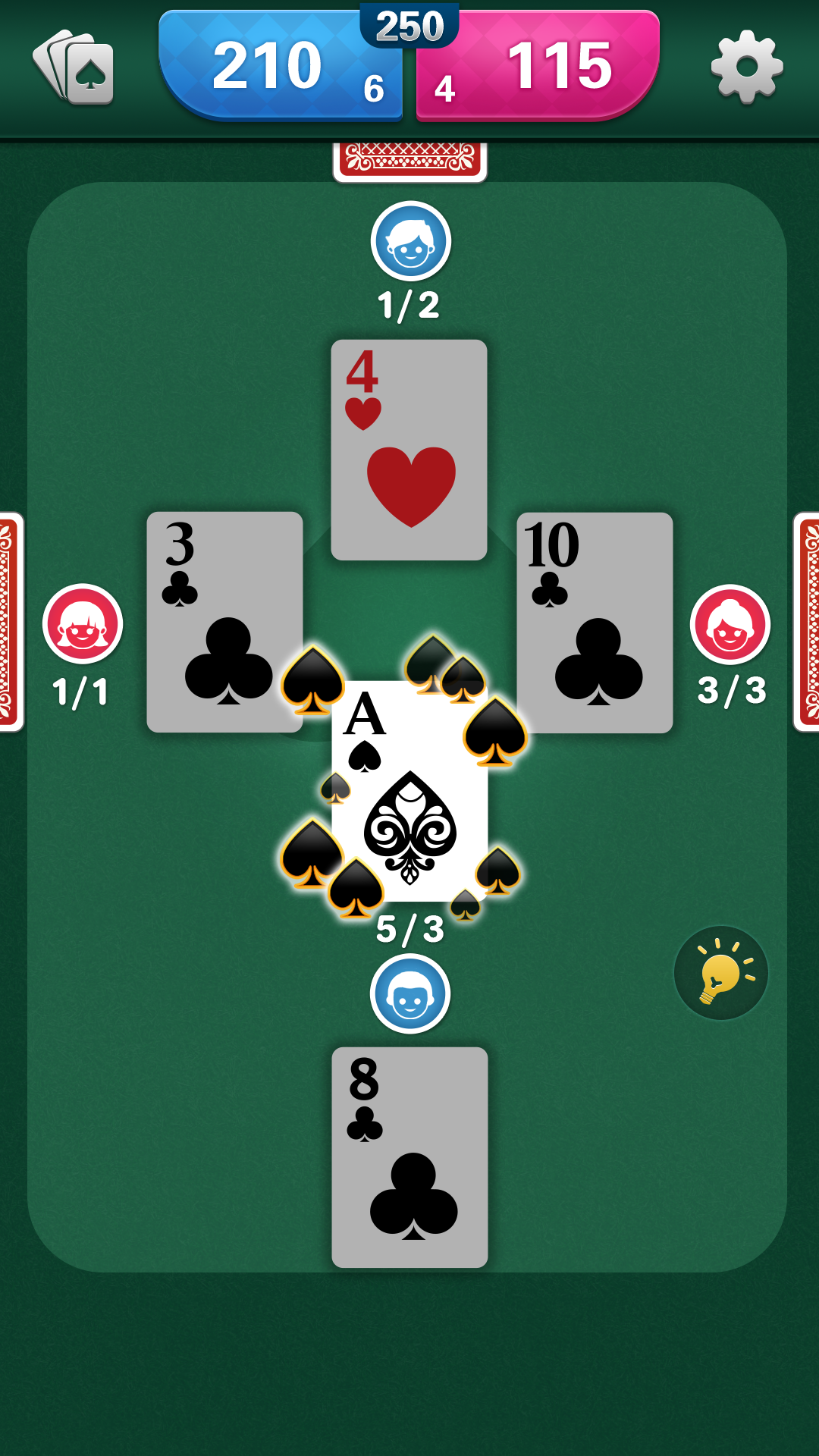 Spades: Classic Card Game 2025 Game Screenshot