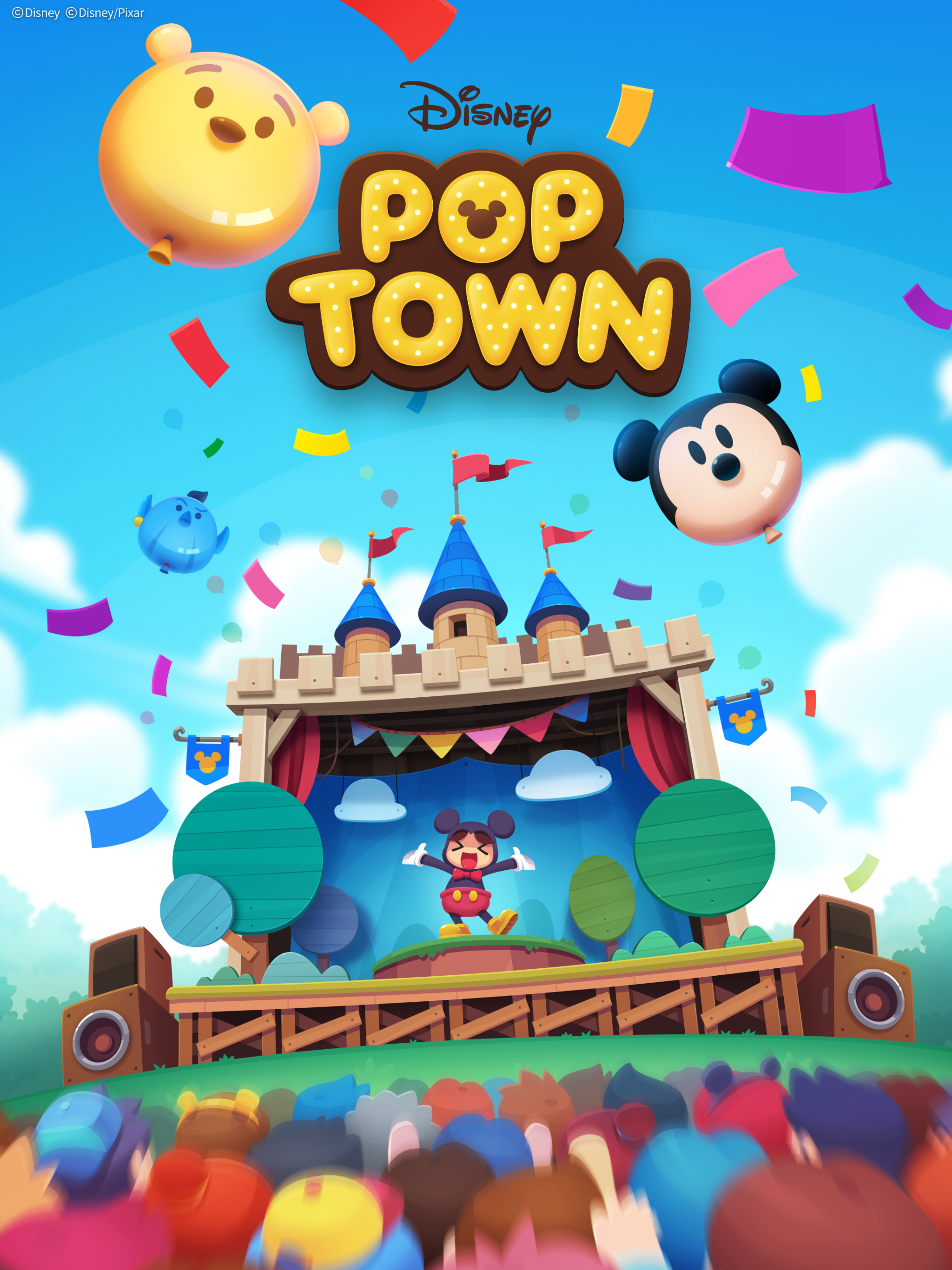 Disney POP TOWN 게임 스크린샷