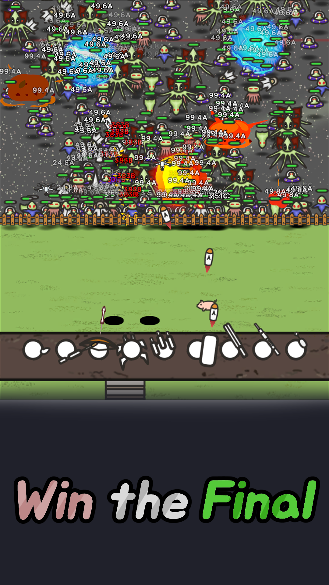 Idle Fortress Zombie Defense Game Screenshot