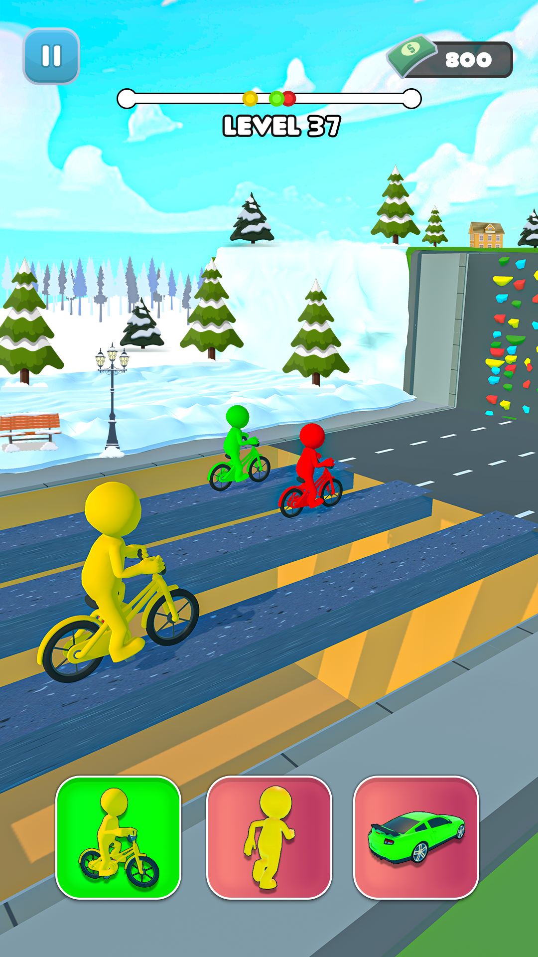 Which Wheel 3D: Shape Shifter Game Screenshot