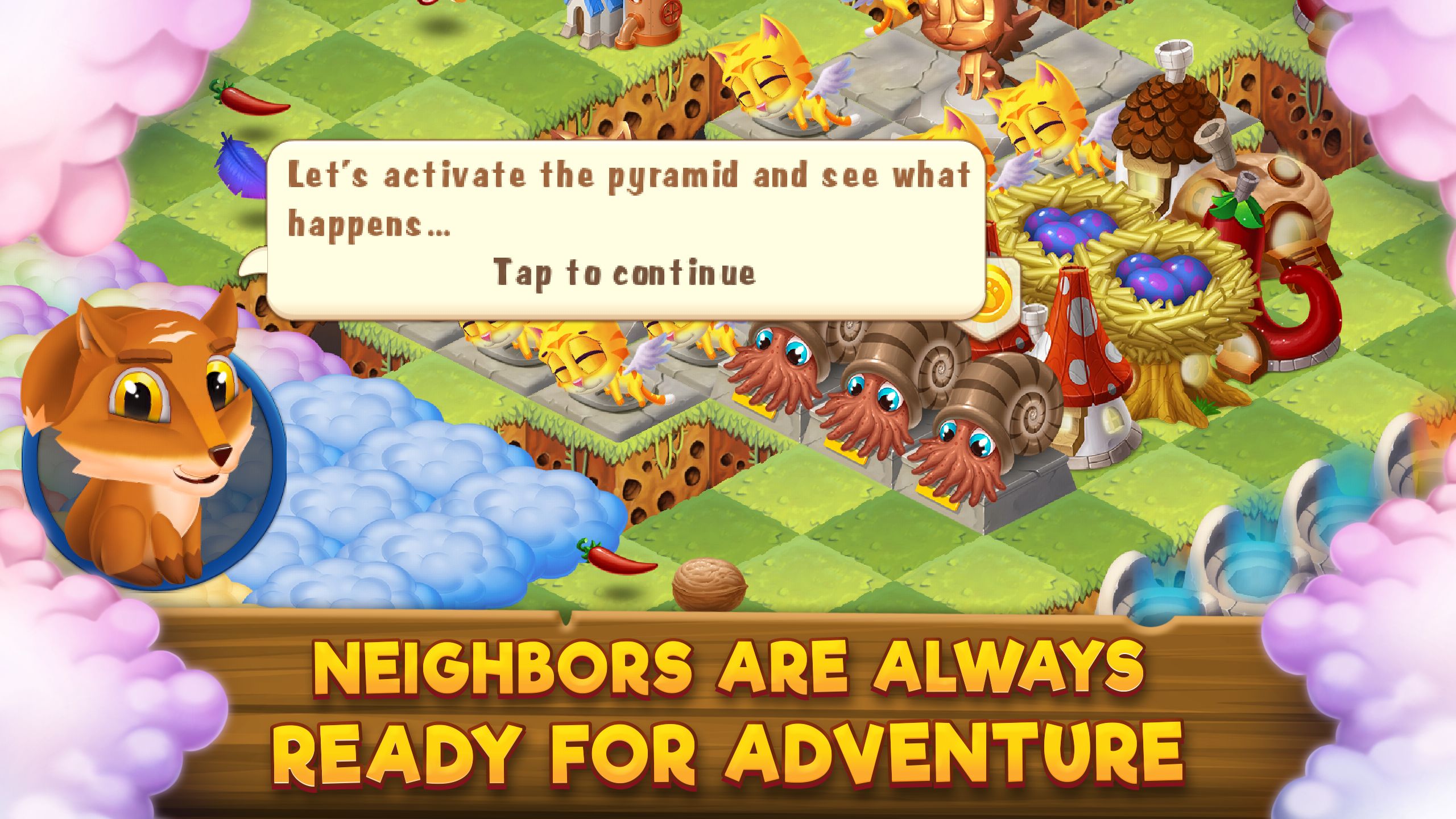 Cuplikan Layar Game Cloud Busters