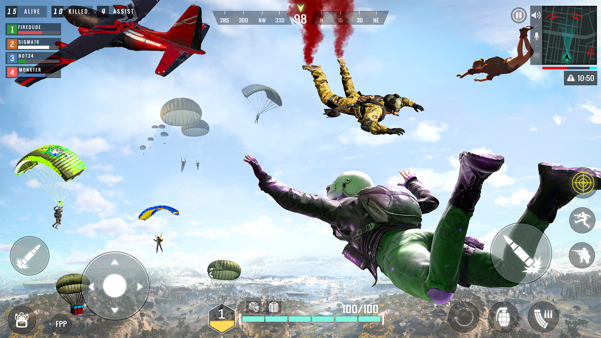 Screenshot 3 of Shooting War Games Offline 