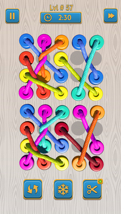 Скриншот игры Twisted Puzzle Tangle Rope 3D