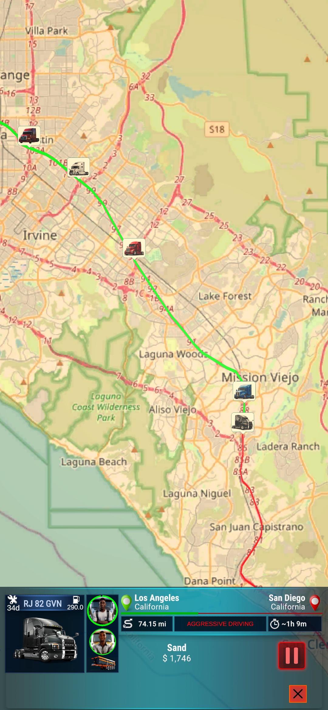 Virtual Truck Manager 3 Game Screenshot