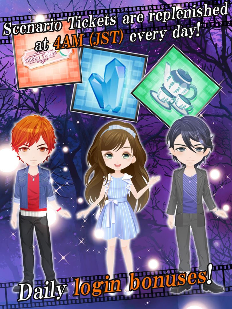 Mystery at the Movie Club - Otome Game Dating Sim 게임 스크린 샷