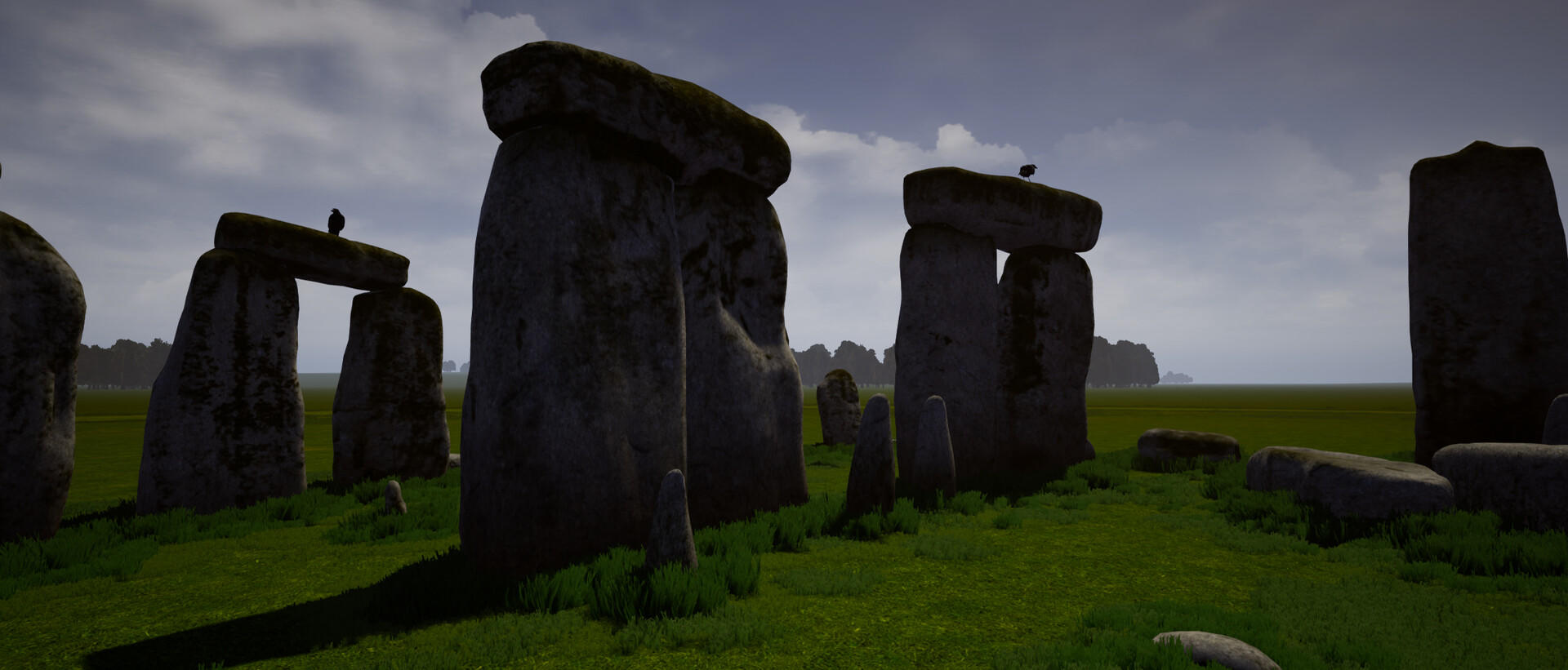 Infinadeck Stonehenge Game Screenshot
