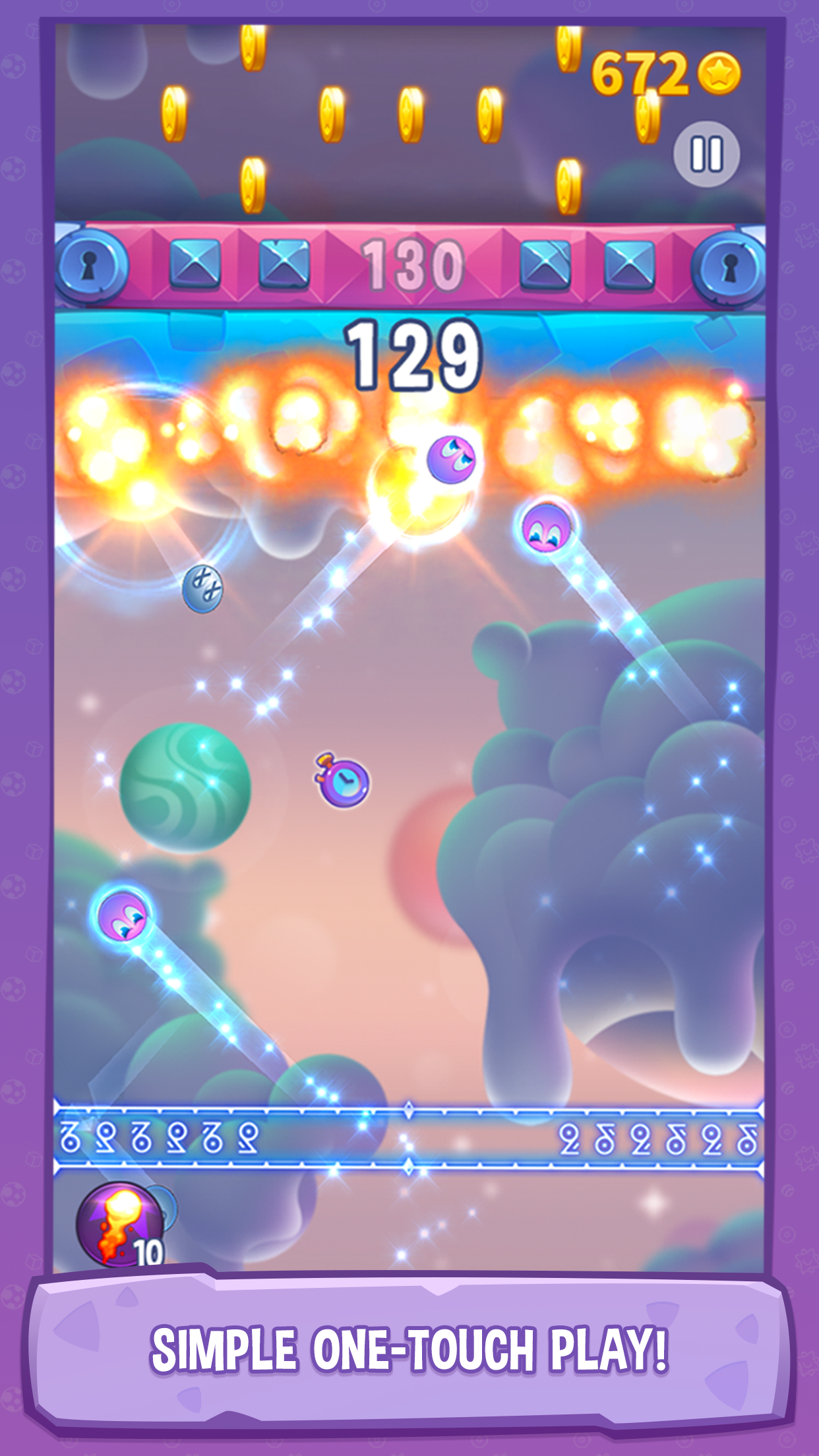 Screenshot 1 of Wonderball - Aplastar con un solo toque 1.2.5