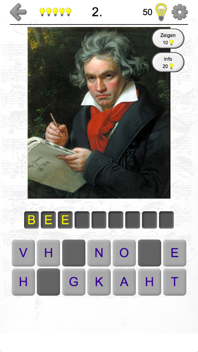 Screenshot 1 of Berühmten Komponisten - Quiz 1.0