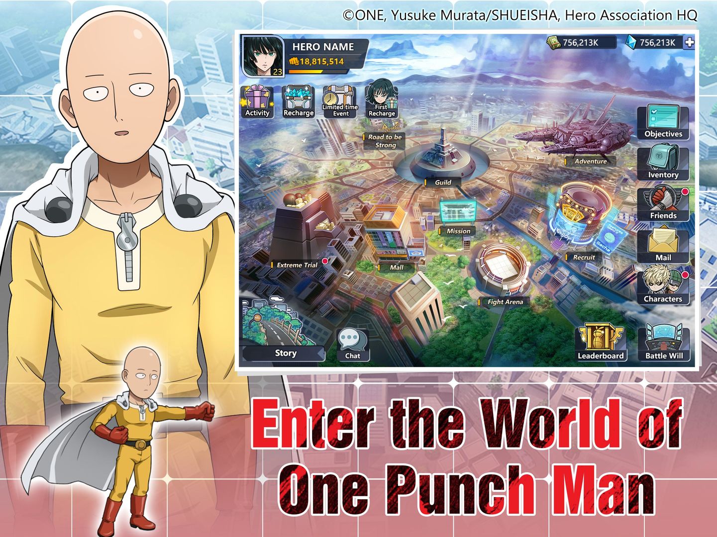Screenshot of One-Punch Man: Road to Hero 2.0