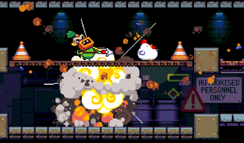 Bomb Chicken ภาพหน้าจอเกม