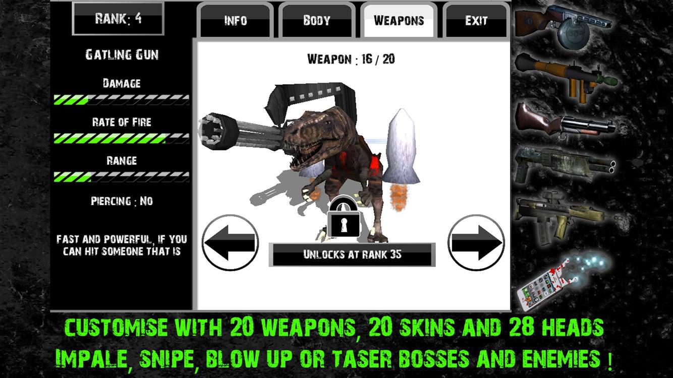 Cuplikan Layar Game Raptors Online - Gun Dinosaurs